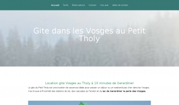 Gîte du Petit Tholy dans les Vosges