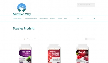 Nutrition Way, vente en ligne de compléments alimentaires