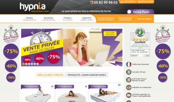 Hypnia, fabricant de matelas à mémoire de forme haut de gamme