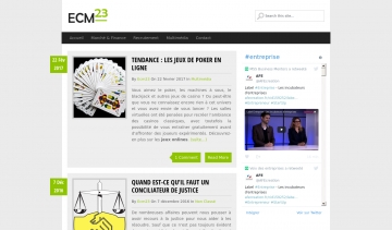 Ecm 23: blog publiant d'informations diverses