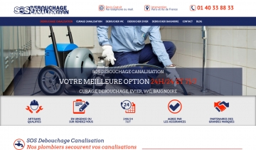 Entreprise plomberie: service de débouchage de canalisation