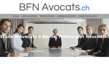BFN Avocats, le meilleur cabinet d'avocats à Berne, Fribourg et Neuchâtel