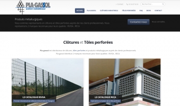 Pla-Gassol, la commercialisation de clôtures industrielles et tôles perforées