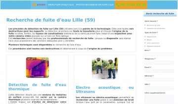 Fuite Recherche Lille, inspection de canalisations