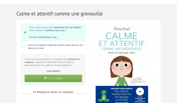 Calme et attentif comme une grenouille, un livre de méditation pour enfant