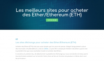 Acheter Ethereum, guide sur l'investissement en éthers