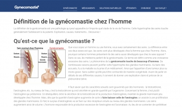 Gynecomastie-homme.com, site d'informations sur la gynécomastie 