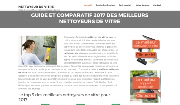 Comparatif des meilleurs nettoyeurs de vitres 2017