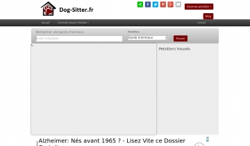 Trouvez votre Pet Sitter en allant sur le site Dog-sitter.fr