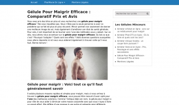 Gelule Pour Maigrir, médicament pour la minceur