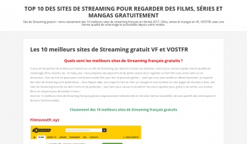 Site-streaming, le guide des meilleurs sites de streaming