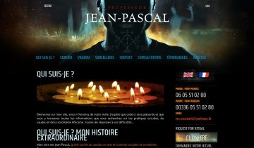 Sorcier du vaudou, le grand voyant marabout africain Jean-Pascal