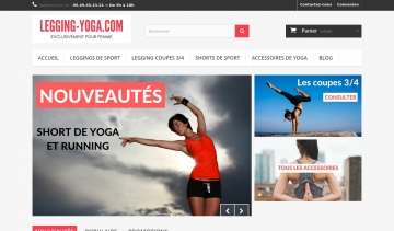 Legging Yoga, vente en ligne de legging et collant de yoga pour femme