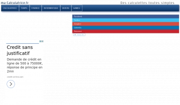  Ma-calculatrice.fr, calculatrice ou calculette en ligne et gratuite