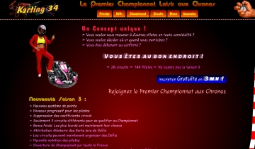 Karting 34, championnat de loisir aux chronos en France