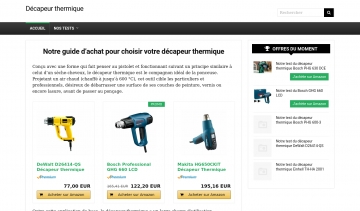 Décapeur Thermique, guide d'achat des meilleurs décapeurs