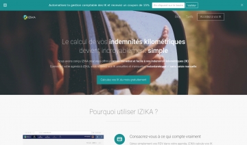 Izika, application web de gestion des indemnités kilométriques