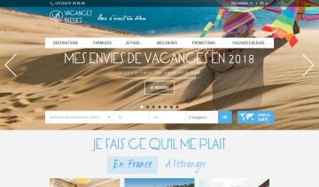 Vacances Bleues, réservez vos vacances en France et à l'étranger