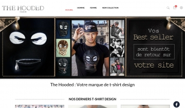 Achetez des vêtements de marque sur Thehoodedparis.com