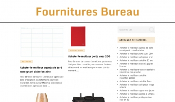 Fournitures Bureau, blog proposant des informations sur les fournitures