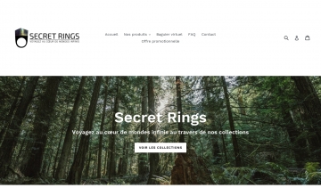 Secret Rings, boutique de vente en ligne de bijoux artisanaux