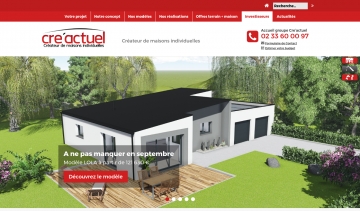 Créactuel, entreprise de construction de maisons individuelles