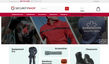 Security Shop, vente d'équipements et de tenues professionnels