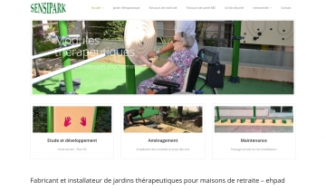 Sensipark, fabricant et installateur de jardins thérapeutiques