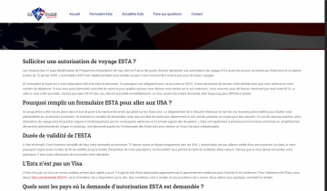 USA voyageur, site d’informations sur l’autorisation ESTA