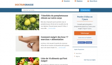 Docteur Graisse, guide web sur la minceur