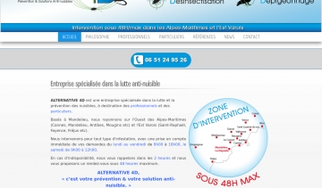 Alternative4d.fr, entreprise spécialisée dans la lutte anti-nuisible
