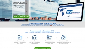 ESTA USA, plateforme de demande de l’autorisation ESTA