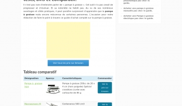 Pompe à graisse, votre guide d’achat et de conseils sur les pompes à graisse