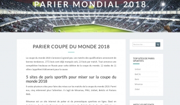 Parier Mondial 2018, le guide des meilleurs sites de paris en ligne