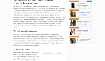 Extensions Cheveux, guide pour choisir les meilleures extensions