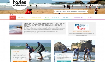 Hastea, école de surf sur la côte des Basques