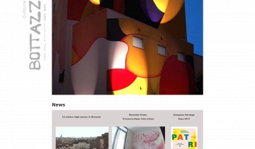 Site de Bottazzi, artiste visuel français