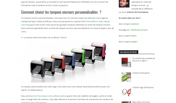 zazendesigns.com : votre fournisseur de tampon encreur personnalisable