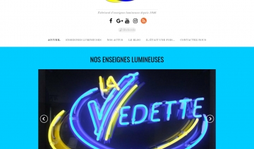 Enseignes La Vedette, fabricant d’enseigne lumineuse