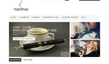 Vapishop, votre boutique en ligne de cigarettes électroniques