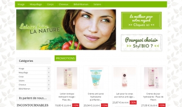 StylBio, boutique proposant des produits cosmétiques bio de qualité