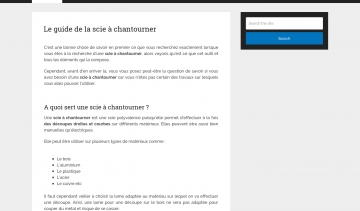 « Scie à Chantourner », meilleur guide pour le choix d’une scie à chantourner