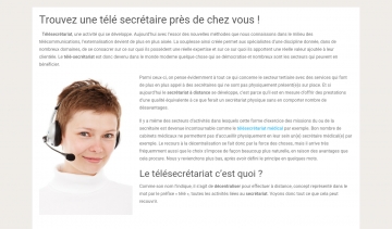 Télésecrétariat, annuaire des télésecrétaires proches de vous