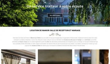 Manoir Les Cèdres, location de salle de réception  