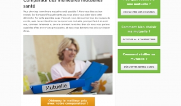 Comparatifmutuellesante.org, le comparatif des meilleures offres de mutuelle santé sur le marché