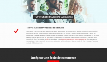 Ecole-de-commerce.fr, guide web pour trouver son école de commerce