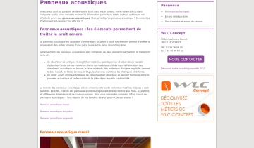 panneaux acoustiques WLC