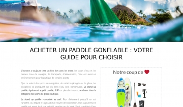 Paddle attitude, le comparatif des meilleurs modèles de l'année