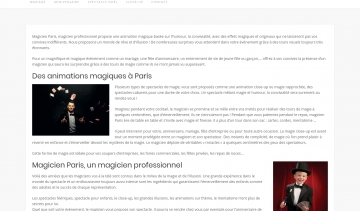 Magicien Paris, un magicien professionnel