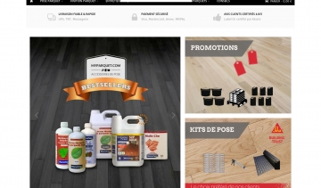 MyParquet, vente des produits professionnels pour la pose des parquets